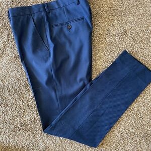 Kenneth Cole Reaction Navy Pinstripe Dress Pants Men’s 32x32